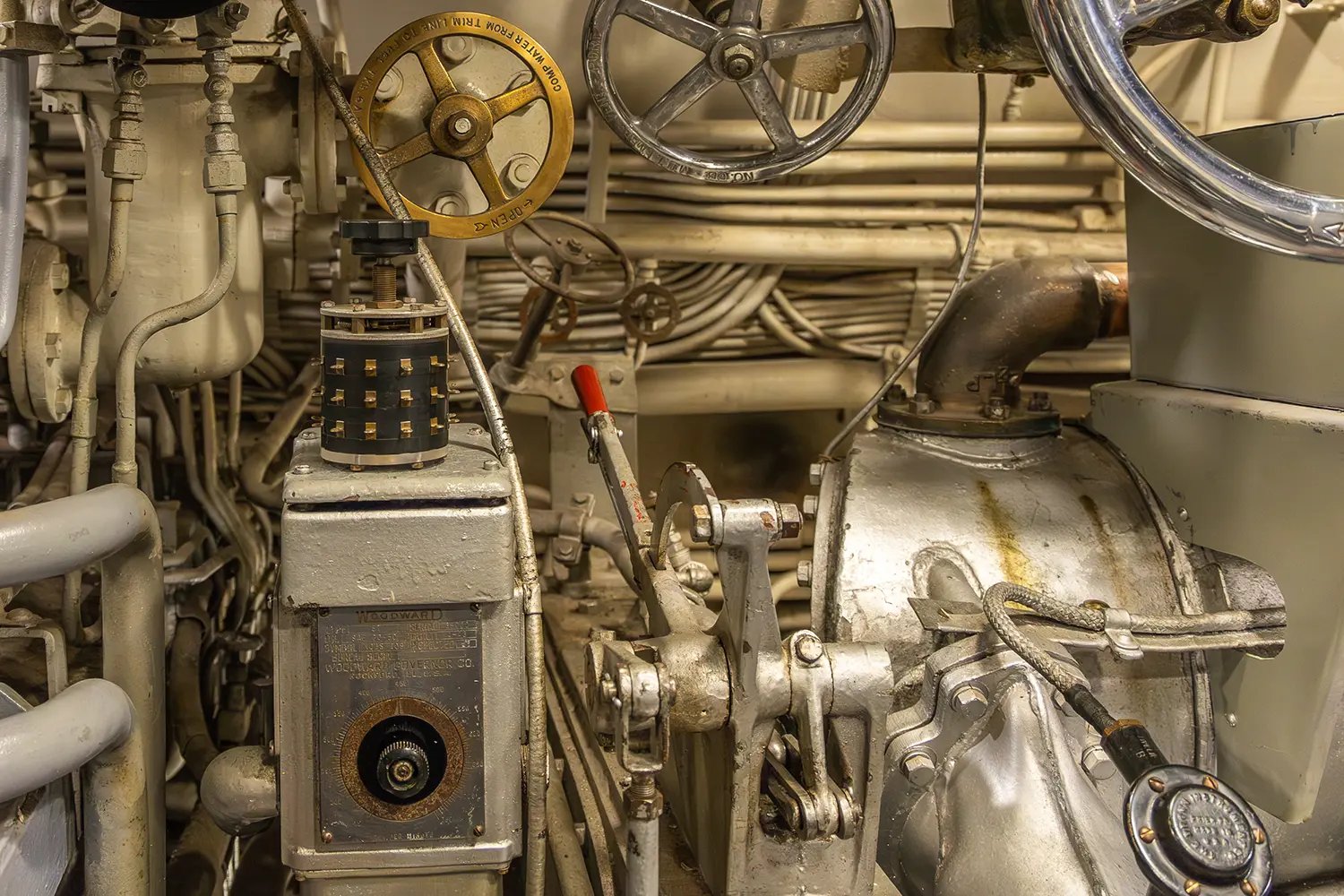 USS Cobia Submarine Interior